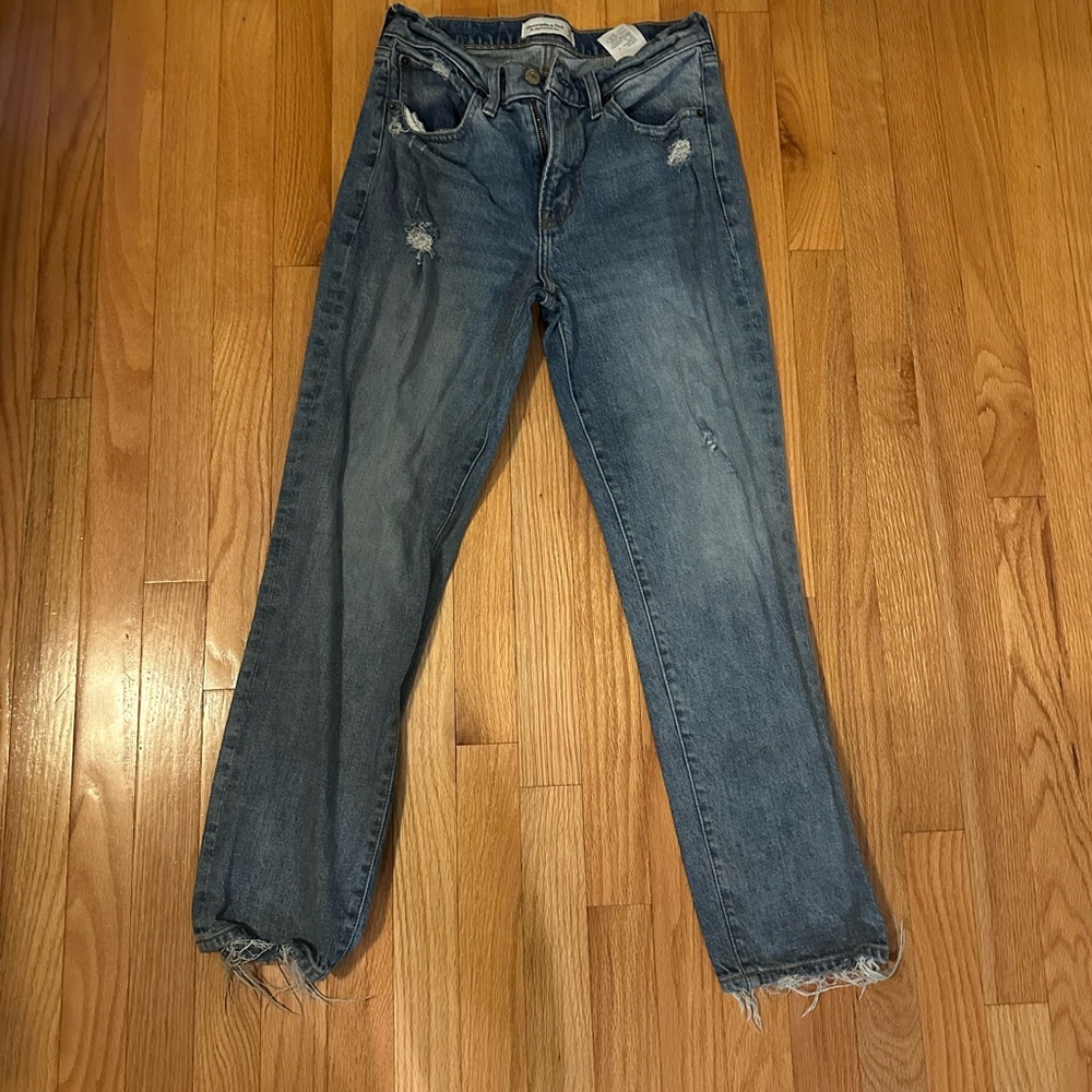 Abercrombie & Fitch The Boyfriend Mid Rise